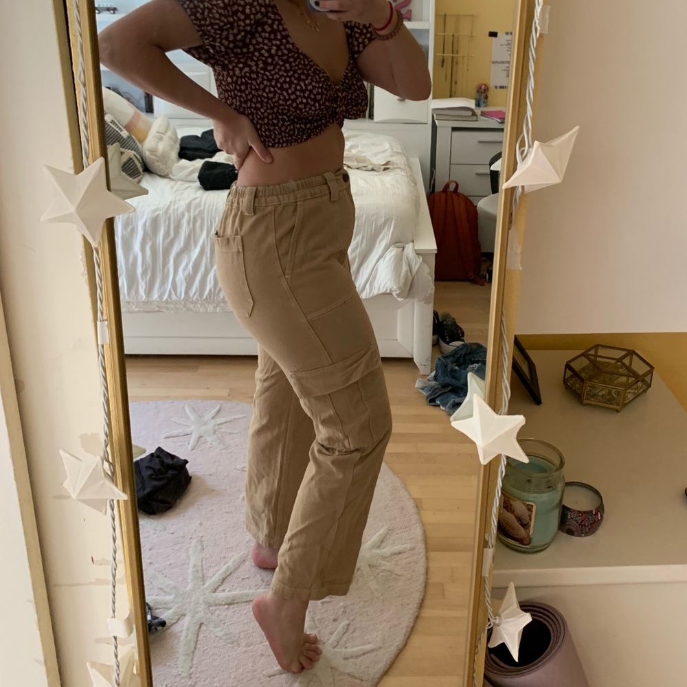 PacSun Beige Cargo Pants